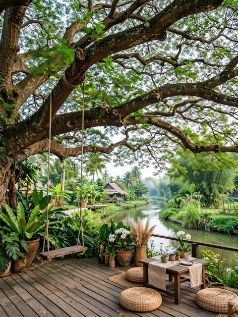 ชิงช้าใต้ต้นจามจุรี